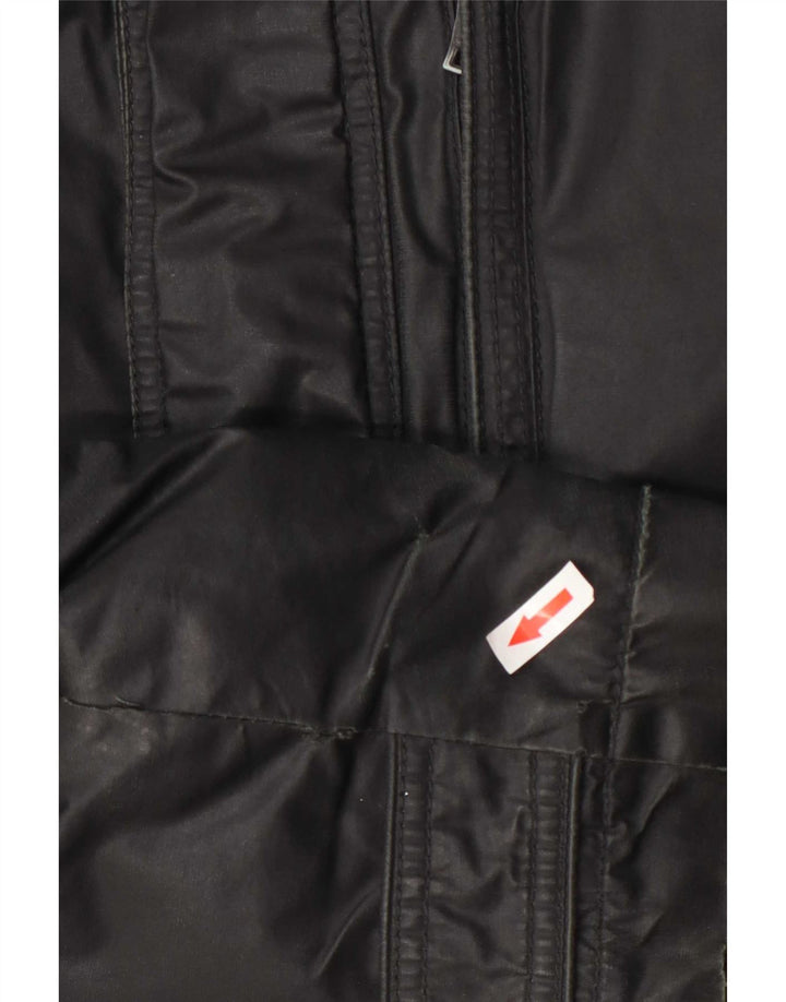 Tommy Hilfiger Veste utilitaire en simili cuir pour homme UK 38 Gris moyen