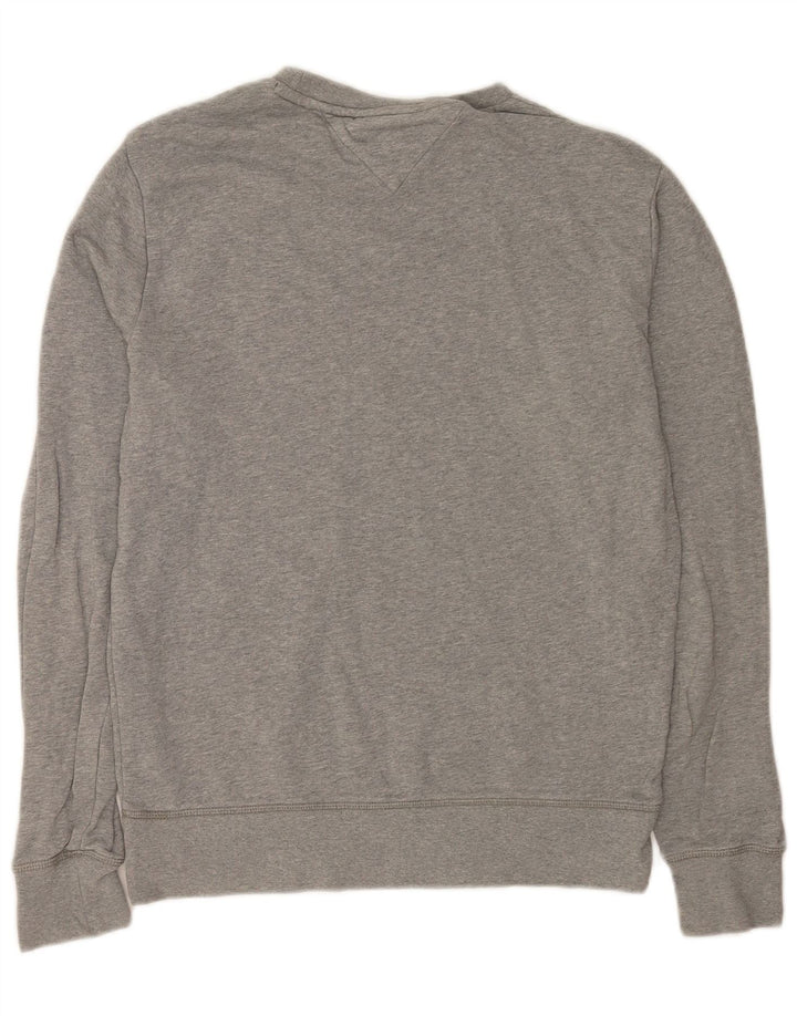 Tommy Hilfiger Sweat Vintage Fit Homme Gris Moyen Moucheté