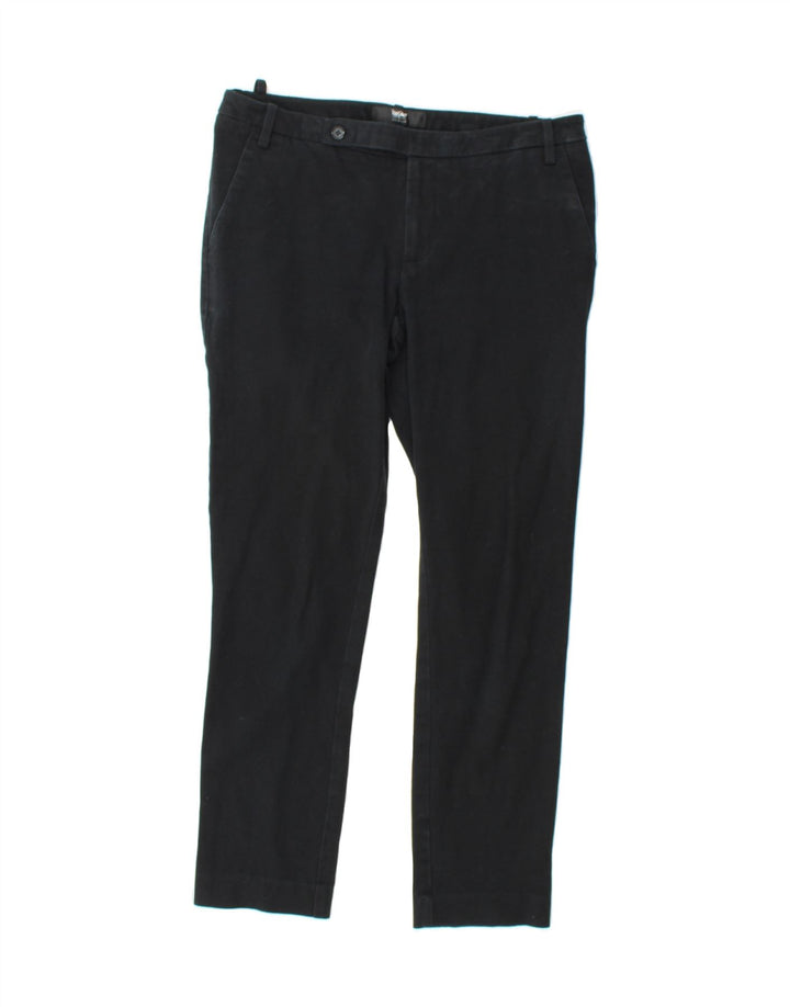 MOSSIMO Womens Slim Cropped Trousers W30 L27 Navy Blue Vintage Mossimo and Second-Hand Mossimo from Messina Hembry 