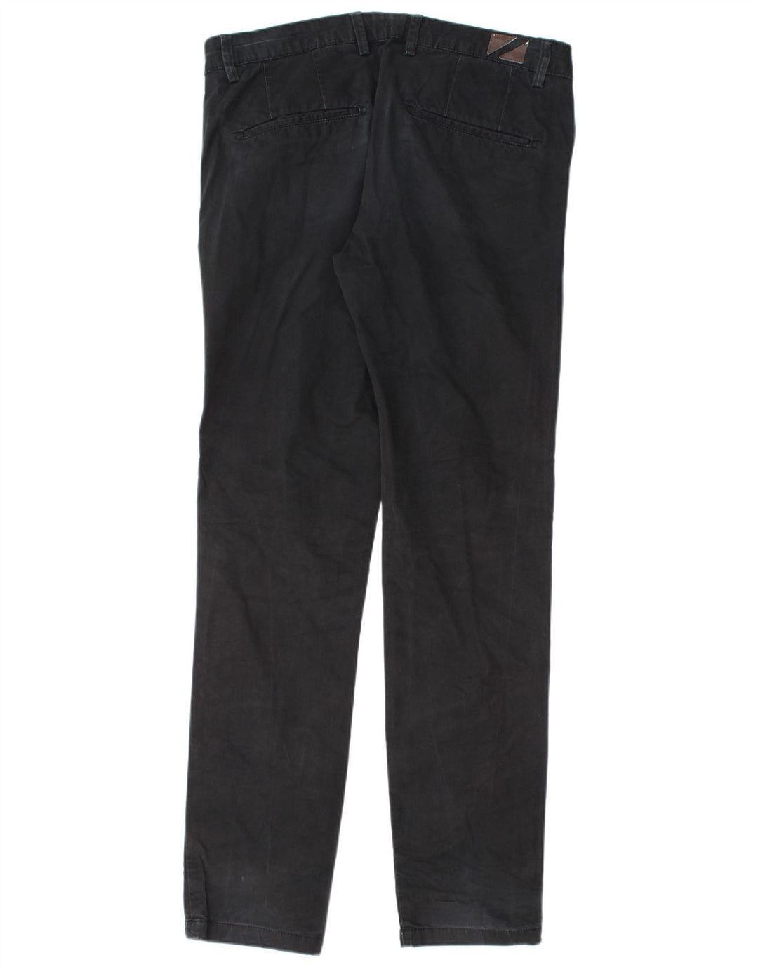 Zara Pantalon Chino Slim Homme EU 42 Large W32 L33 Noir