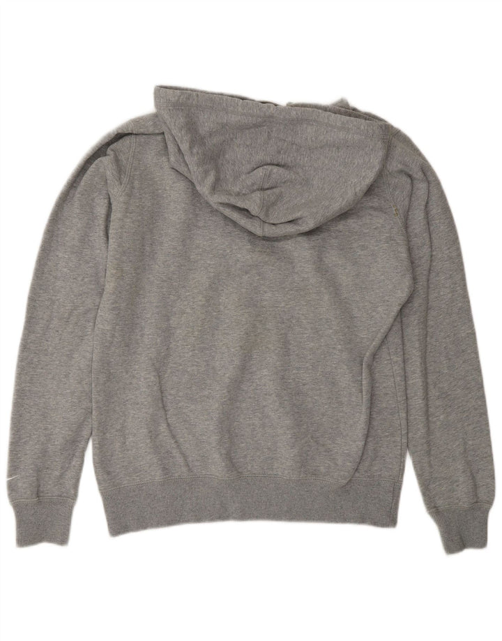 Nike Pull à capuche graphique en coton gris moyen pour homme