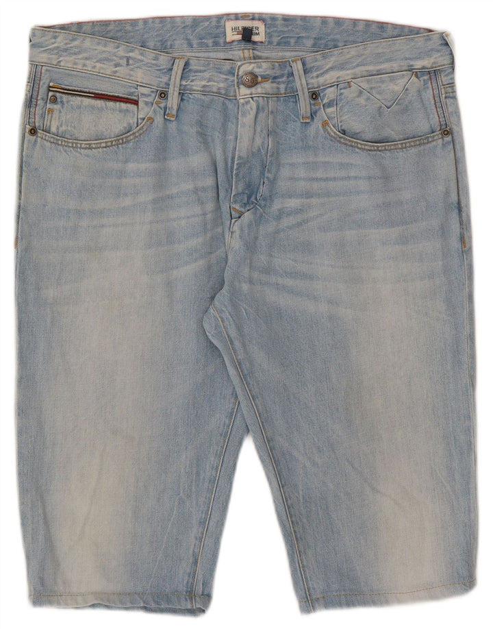 Tommy Hilfiger Short en jean pour homme W36 Large Bleu
