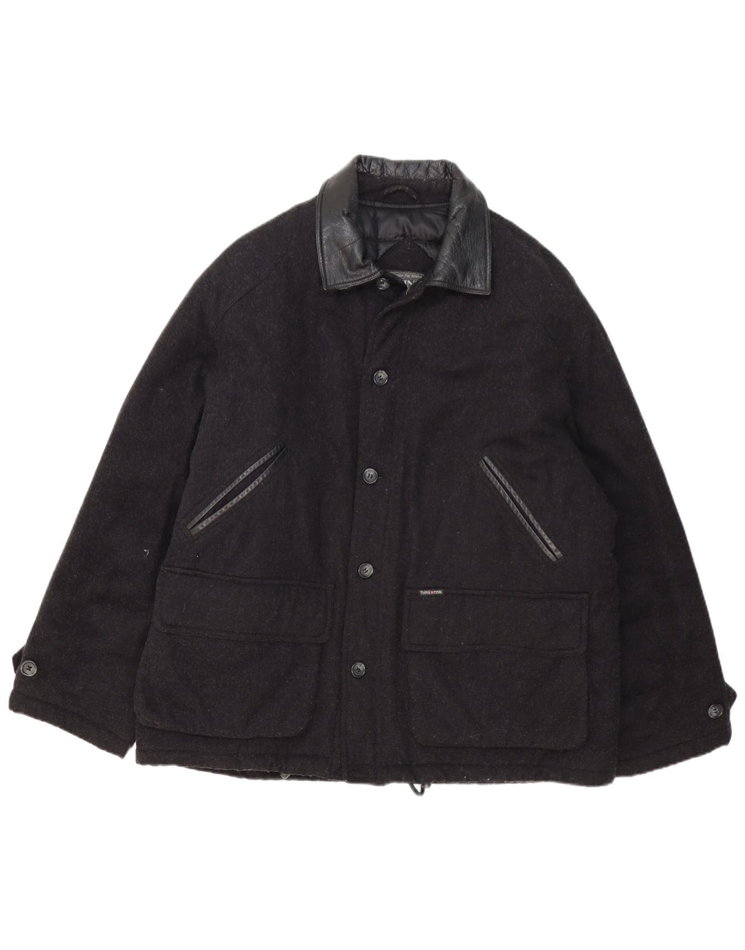Think Pink Veste coupe-vent pour homme IT 54 2XL Laine noire