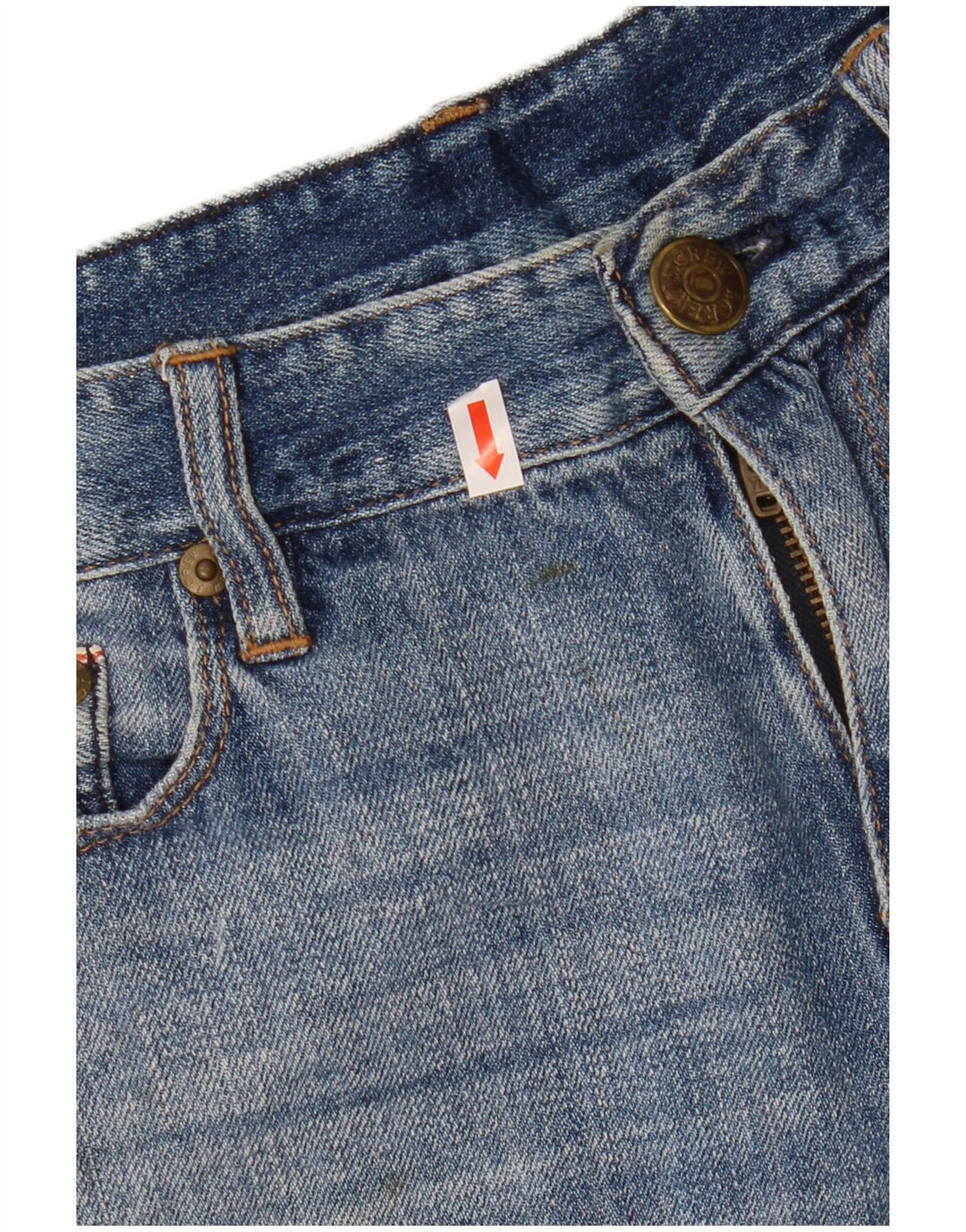 J. CREW Short en Jean Femme W27 Petit Bleu Coton