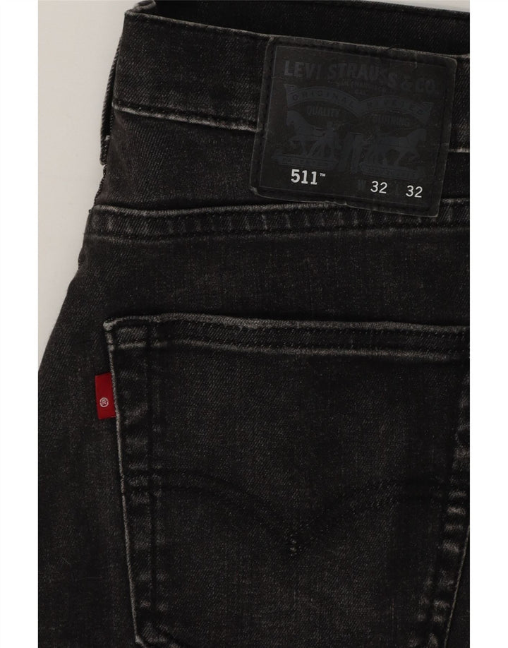 Levi's Jean Slim 511 Homme W32 L32 Noir Coton