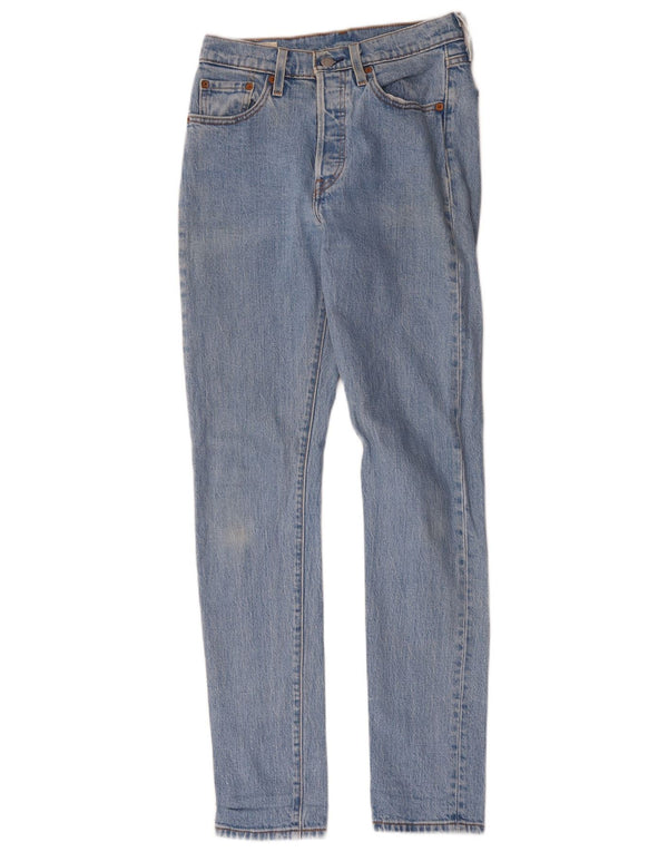 Levi's Jean Slim 501 Femme W25 L32 Bleu Coton