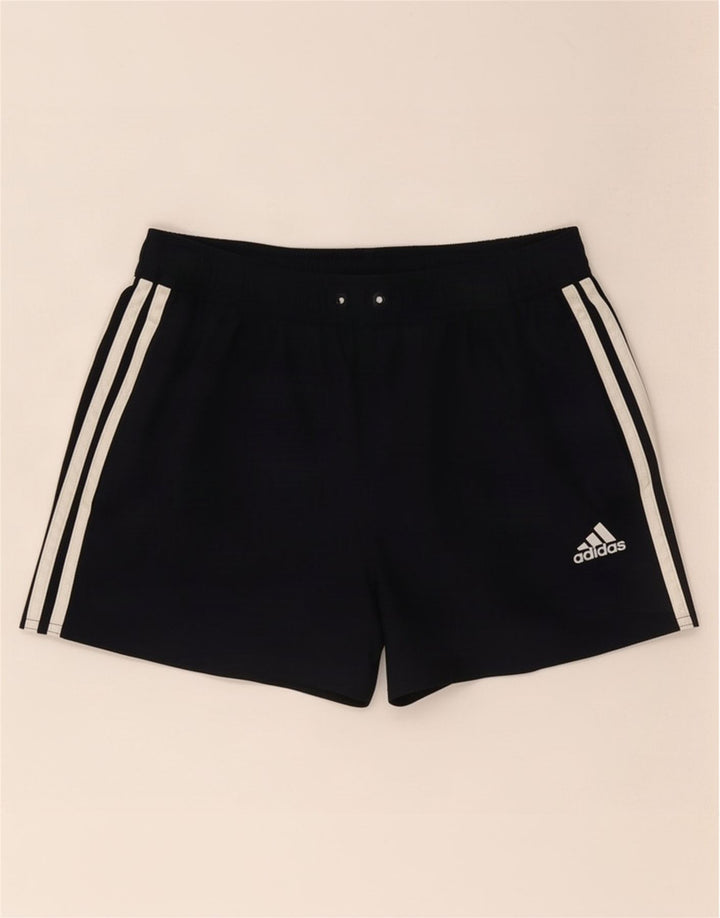 Adidas Short de sport pour homme en polyester noir moyen