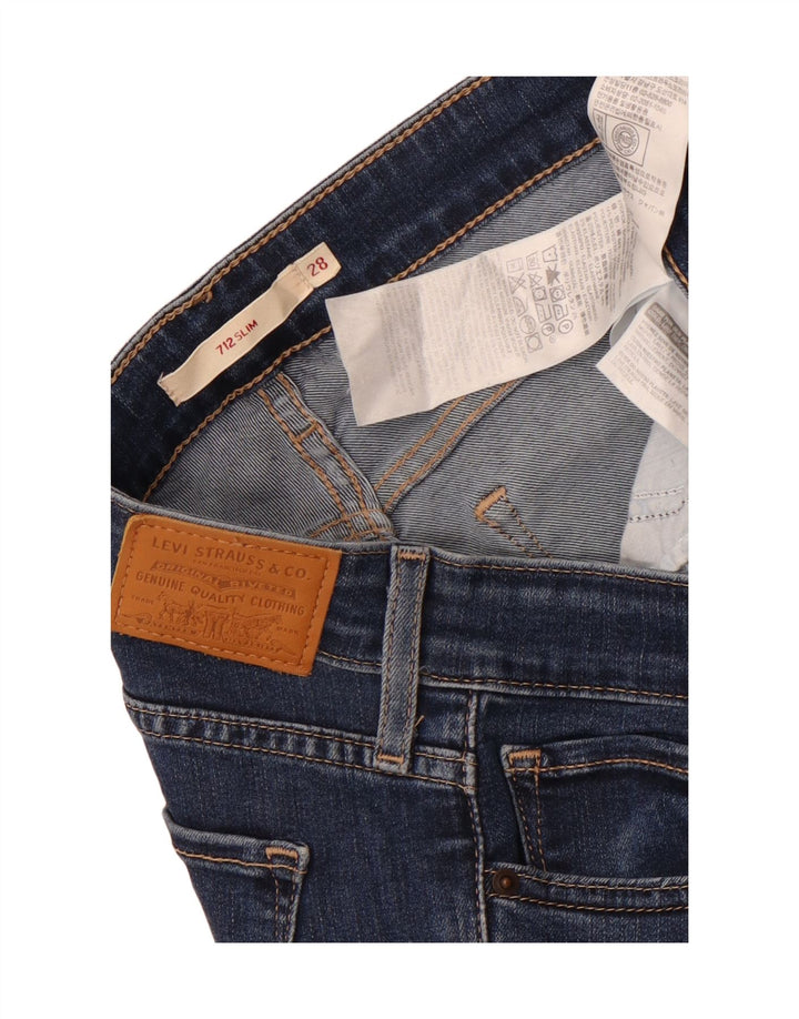 Levi's Jean Slim 712 Femme W28 L29 Bleu Coton