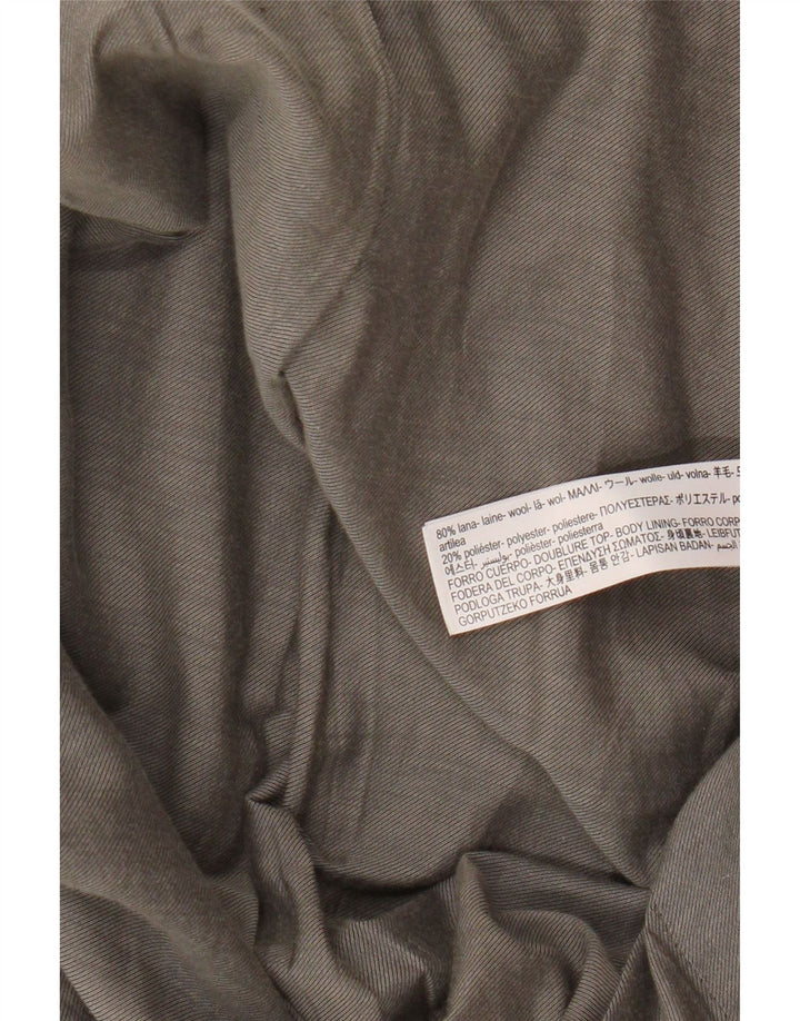 Massimo Dutti Veste Blazer 2 Boutons Homme EU 52 Grande Laine Marron