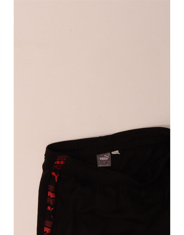 PUMA Short de sport graphique pour hommes, grand, noir, polyester