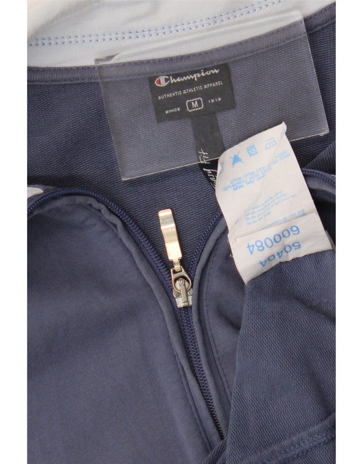Champion Veste de survêtement pour femme UK 14 Medium Navy Blue Colourblock