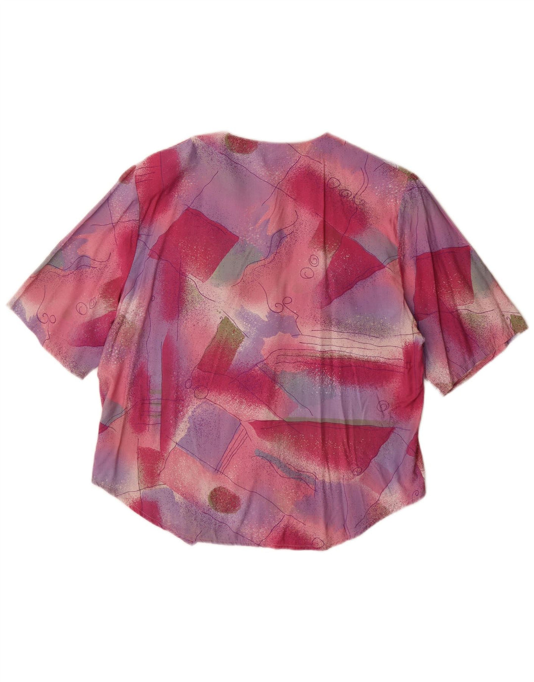 Paco Calvari Chemisier Femme EU 42 Large Multicolore Géométrique