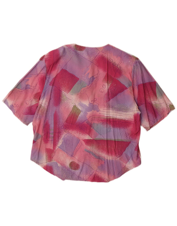 Paco Calvari Chemisier Femme EU 42 Large Multicolore Géométrique
