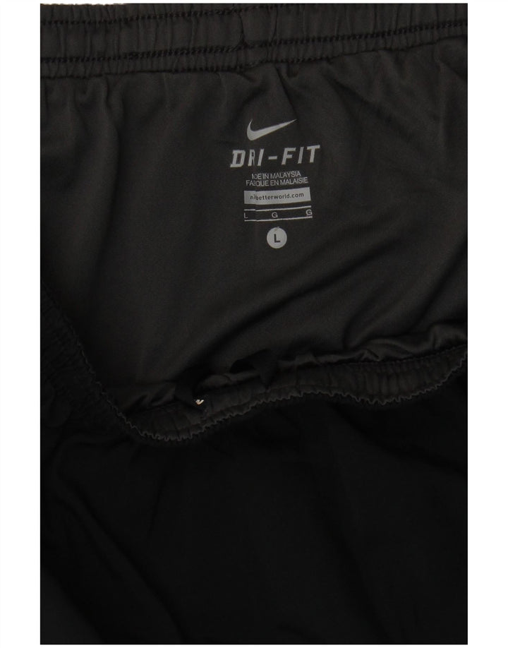 Nike Short de sport Dri Fit pour homme Taille L Noir Colorblock