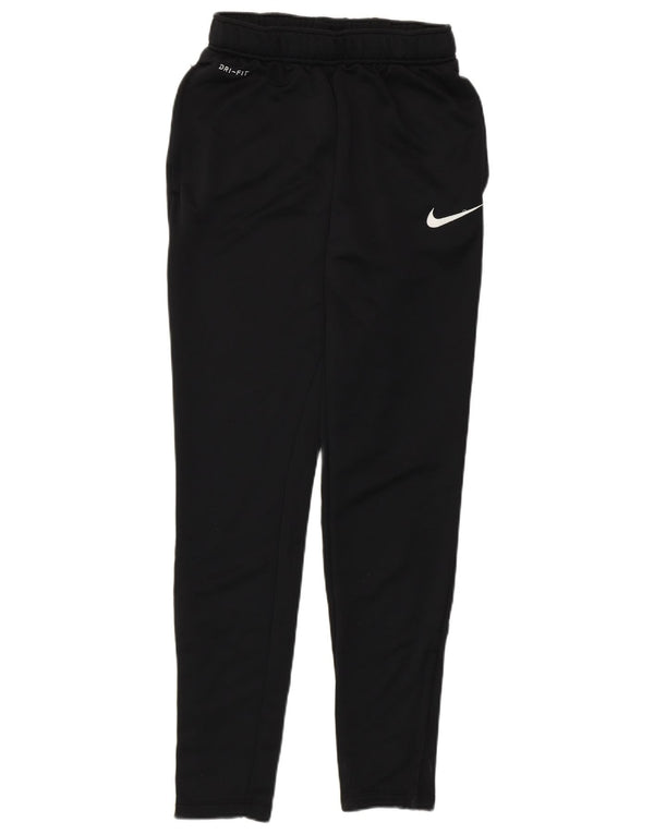Pantalon de survêtement Nike Dri Fit pour femme, petit, noir, polyester