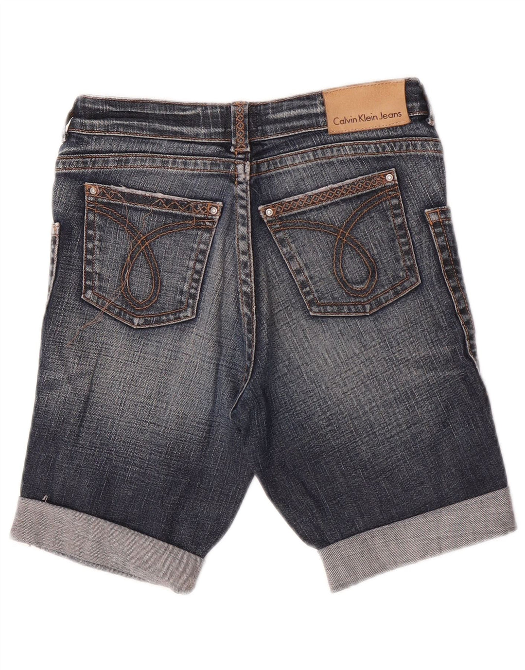 Calvin Klein Short en jean W26 pour femme Bleu marine Petit