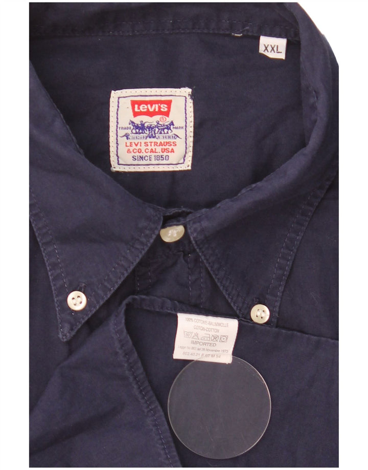 Levi's Chemise Homme 2XL Bleu Marine Coton