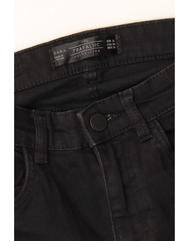 Zara Jean Bootcut Femme EU 36 XS W26 L34 Noir