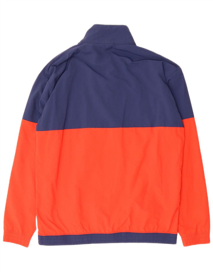 Champion Veste Anorak Homme UK 38 Medium Bleu Marine Colorblock Polyamide
