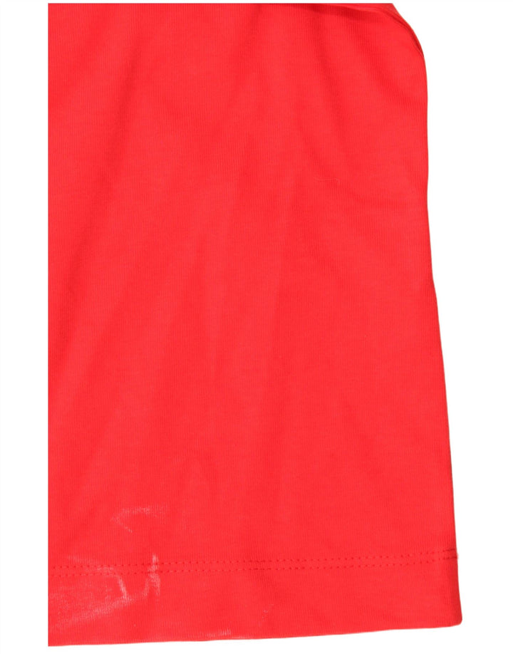 Zara Homme T-Shirt Top Large Rouge Coton