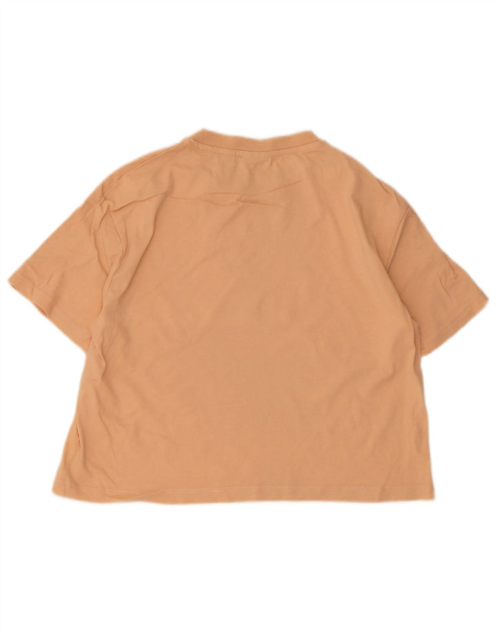 Guess T-shirt court graphique pour femme UK 12 Orange moyen