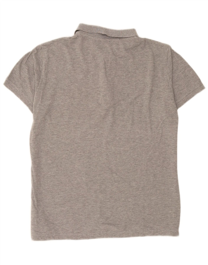 Diesel Polo Graphique Homme Gris Moyen Moucheté Coton