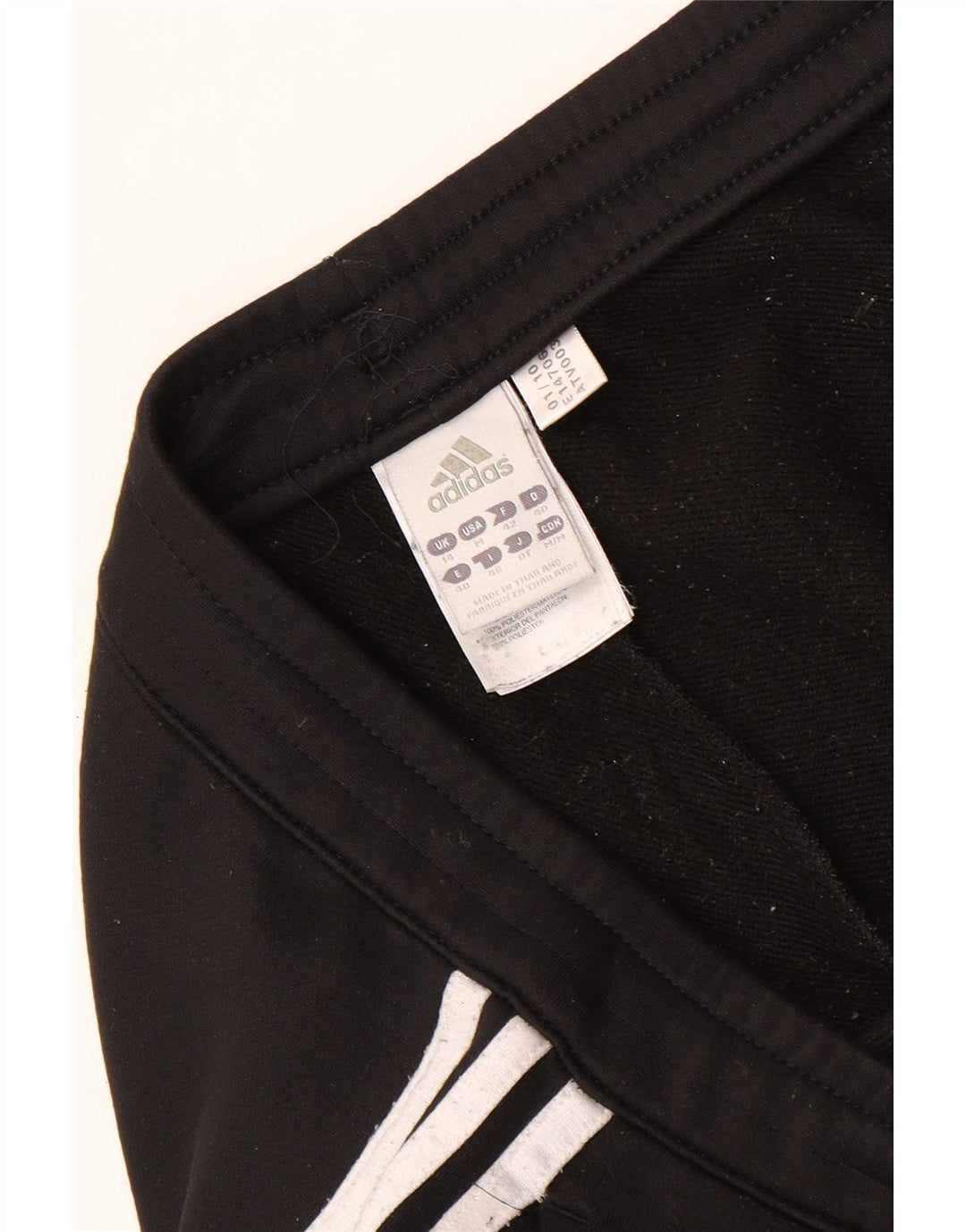 Adidas Pantalon de survêtement pour femme Joggers UK 14 Large Noir Polyester