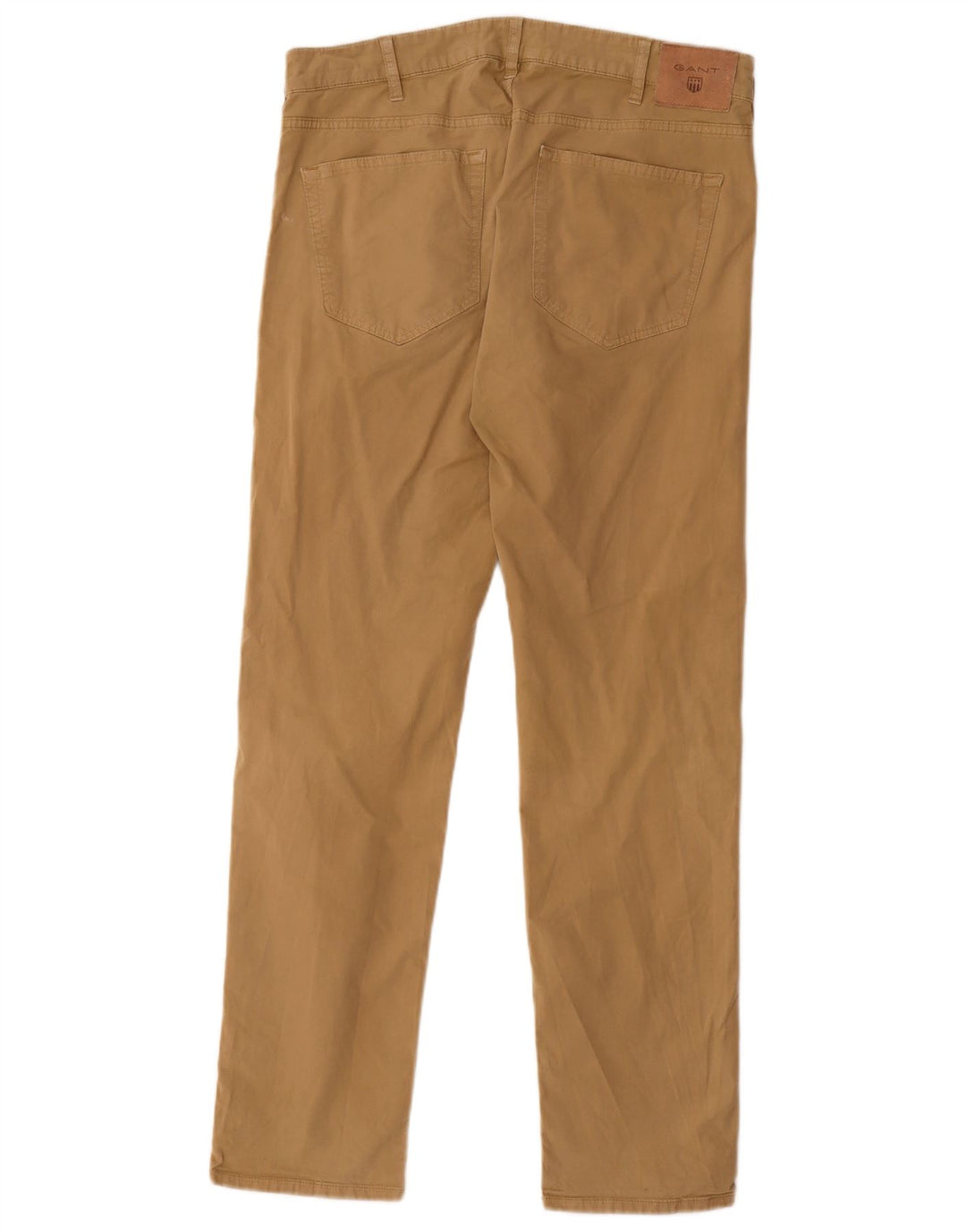 Gant Pantalon décontracté droit pour homme W32 L32 Beige