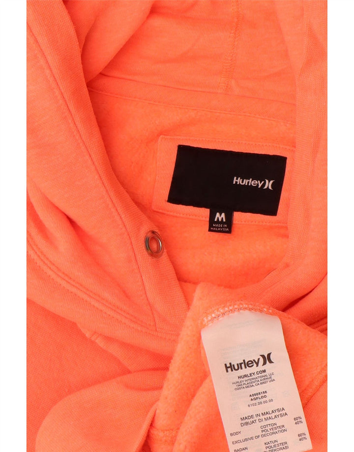 Hurley Pull à Capuche Graphique Homme Orange Moyen Coton
