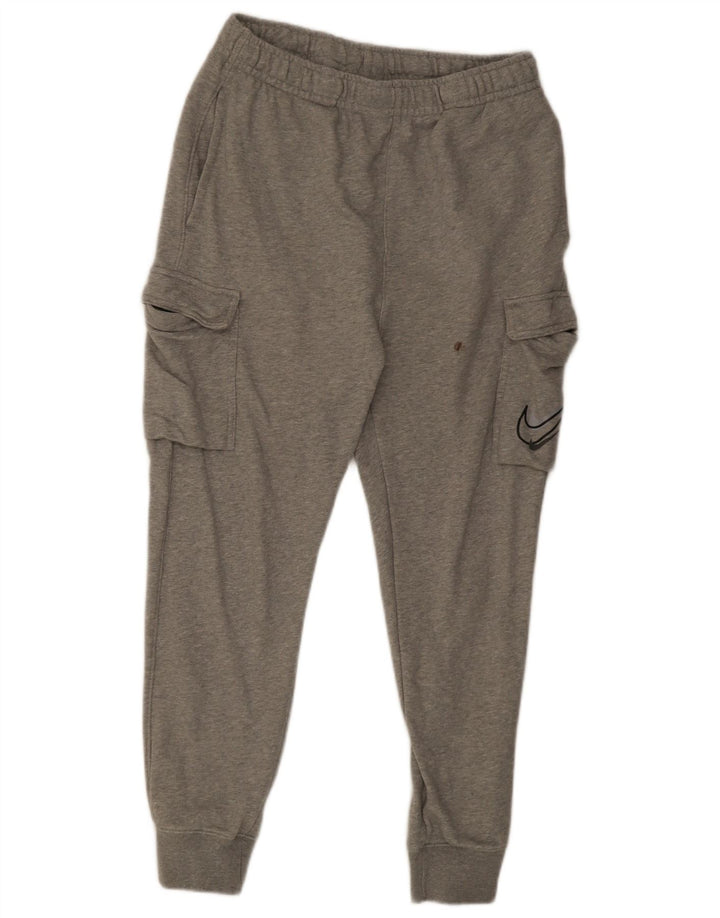 Pantalon de survêtement cargo graphique Nike Homme Pantalon de jogging en coton gris moyen