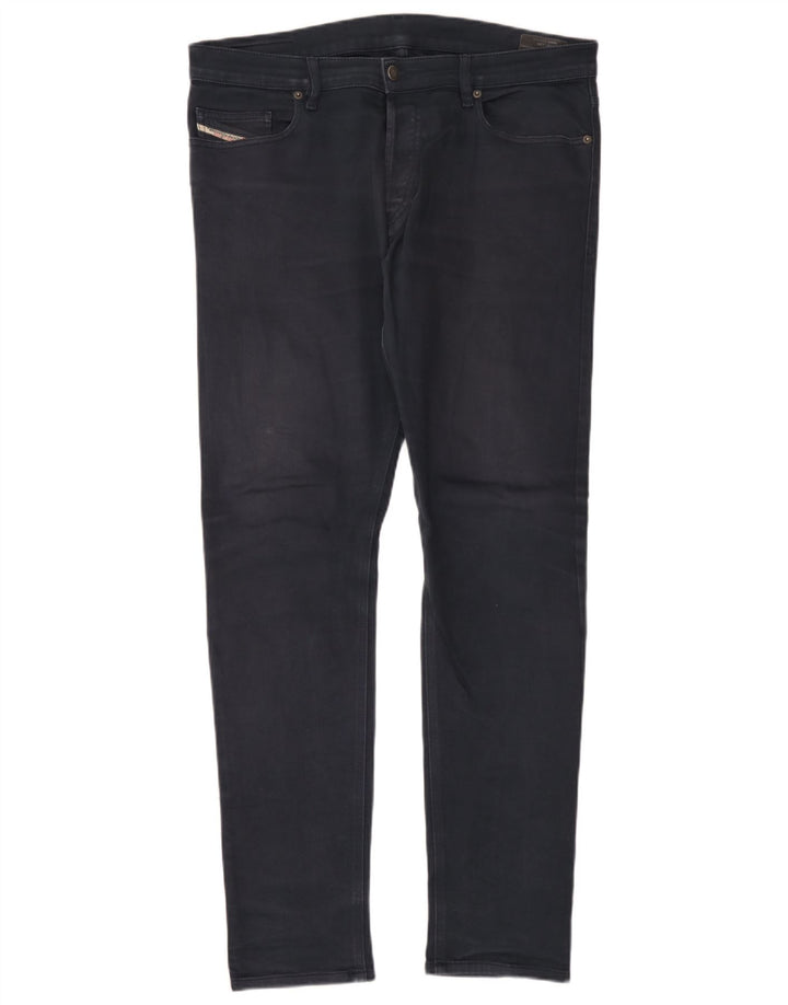 Diesel Jean D-Luster Slim W34 L34 Homme Bleu Marine Coton
