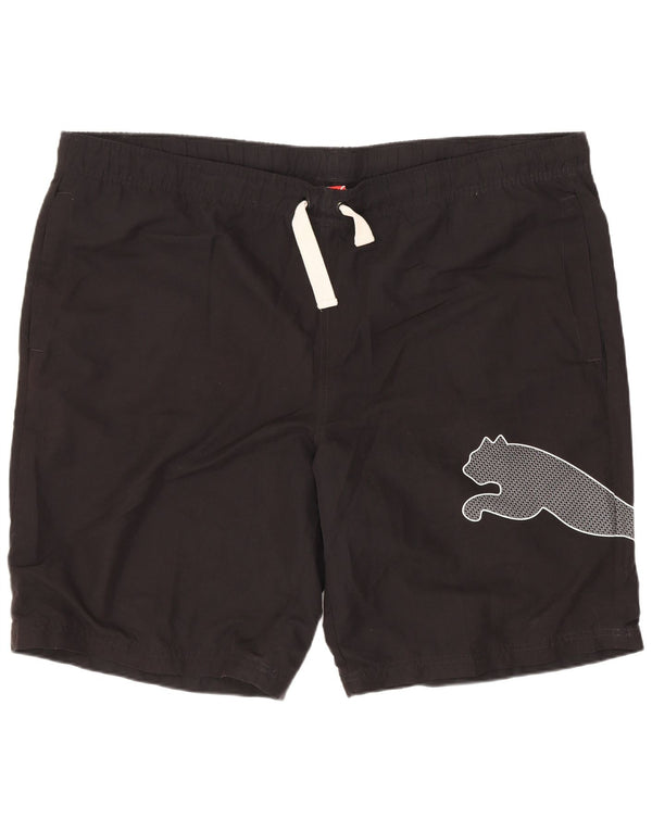 Puma Short de Sport Graphic Sport Homme Noir XL