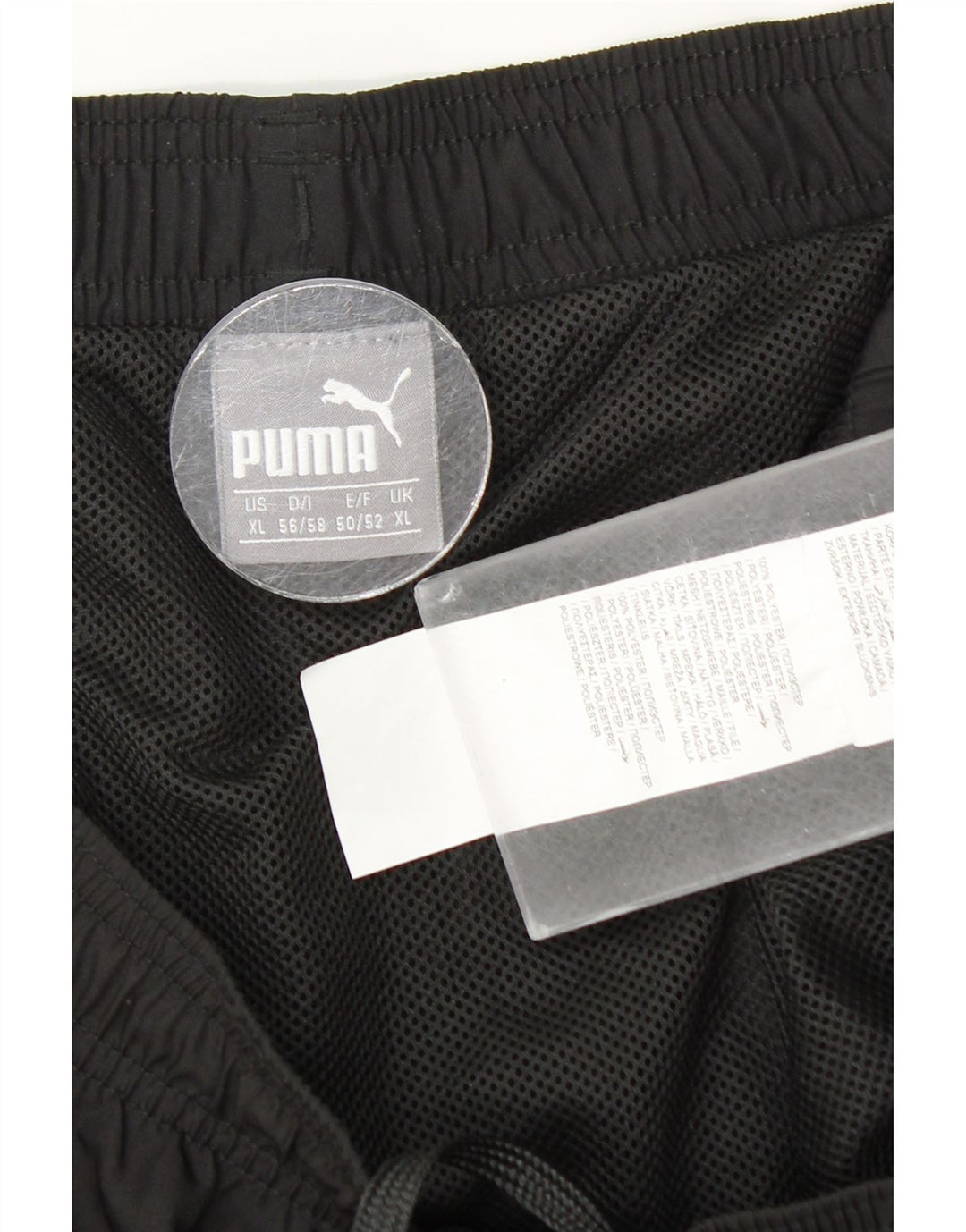 Puma Short de Sport Graphique Homme XL Noir Polyester