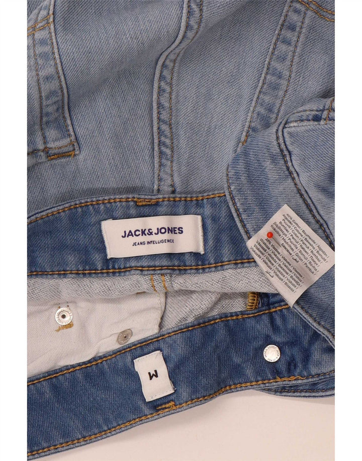 Jack & Jones Short En Jean Déchiré Moyen W32 Homme Bleu Coton