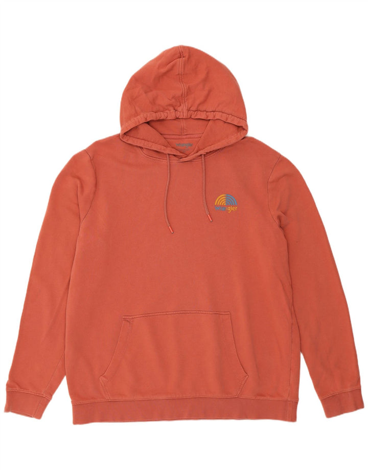 Wrangler Pull à capuche pour homme 2XL Rouge Coton