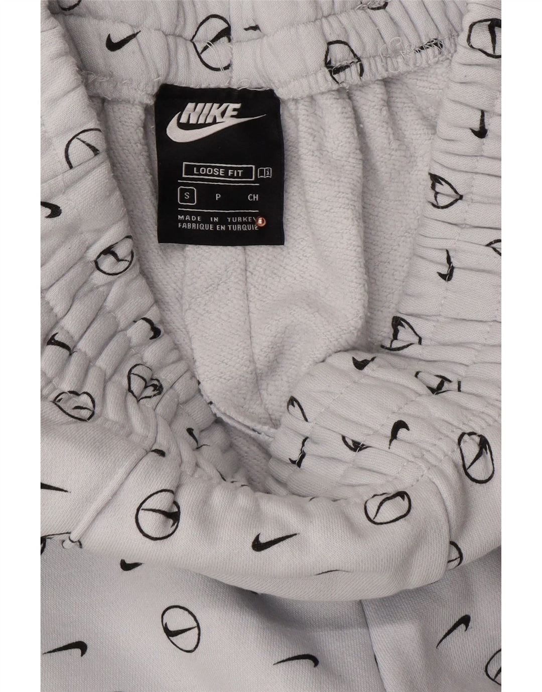 NIKE Pantalon de survêtement graphique coupe ample pour homme en coton bleu petit