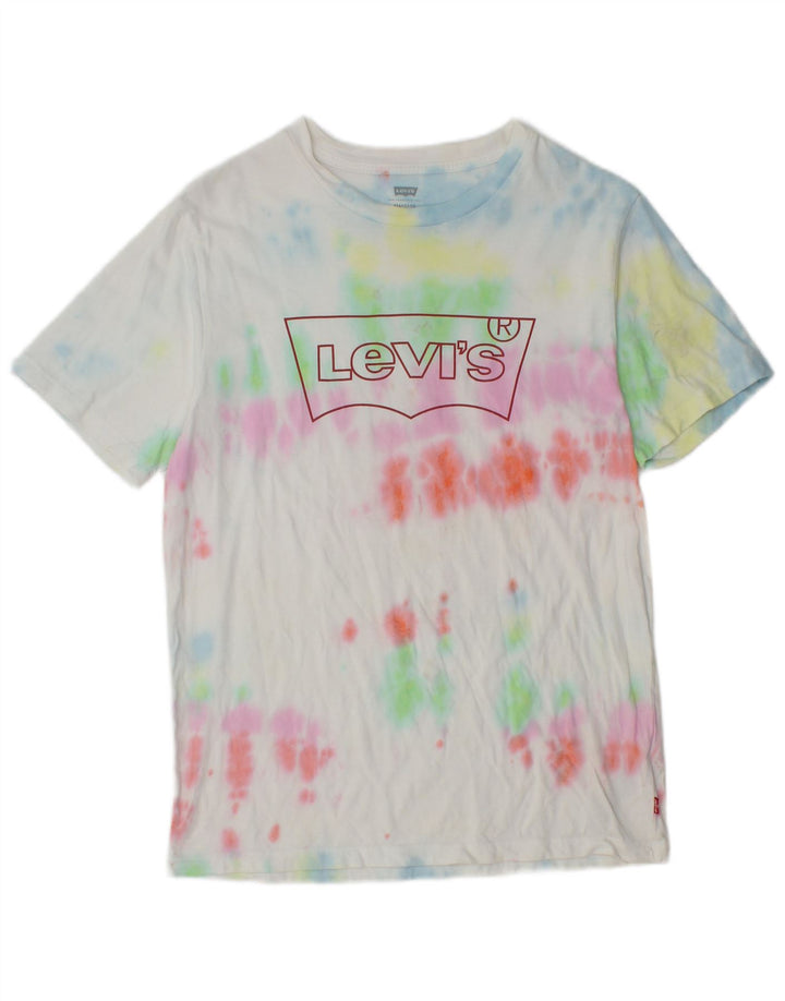 Levi's T-Shirt Standard Graphic Homme Petit Multicolore Tie Dye Cotton