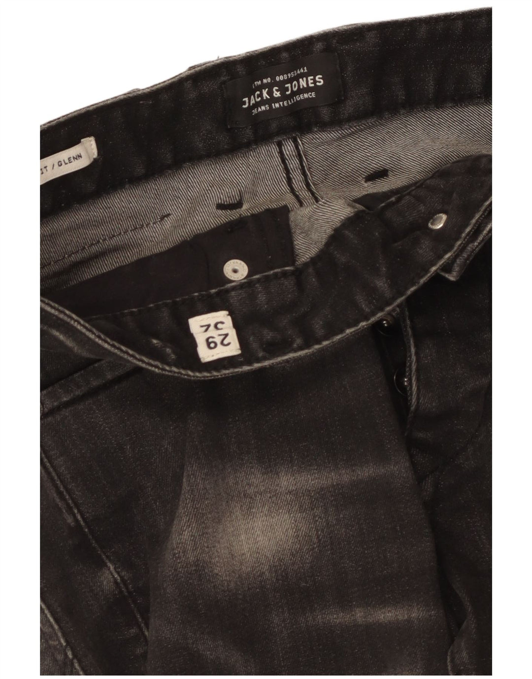 Jack & Jones Jean Slim GLENN W29 L32 Homme Noir