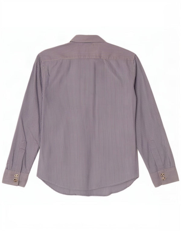 G-Star Chemise militaire en coton à fines rayures bleu moyen