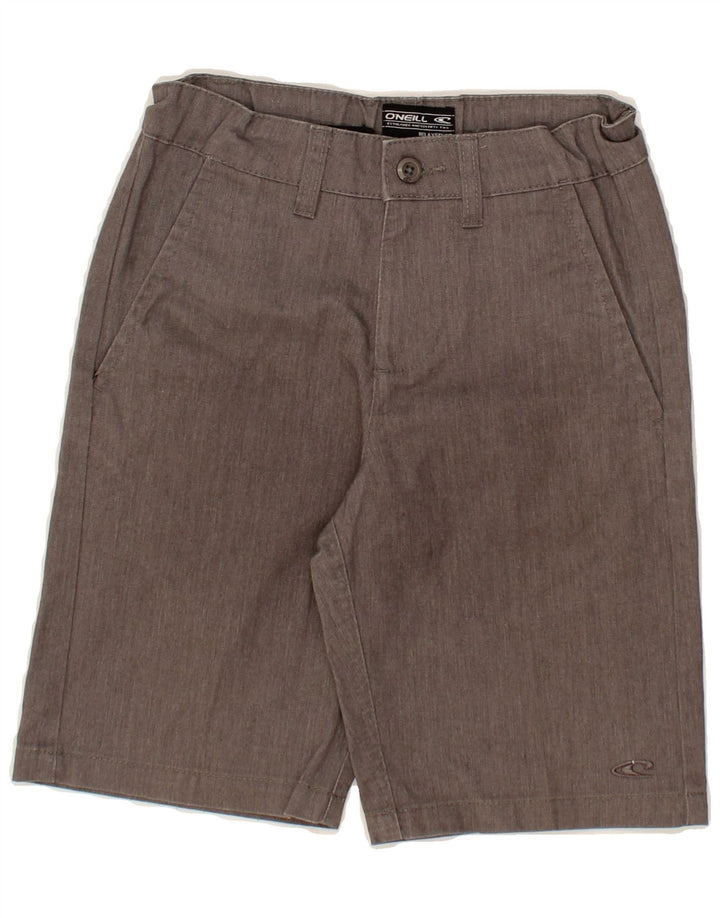 O'NEILL Boys Relaxed Fit Chino Shorts 6-7 Years W22 L9 Grey Polyester Vintage O'Neill and Second-Hand O'Neill from Messina Hembry 