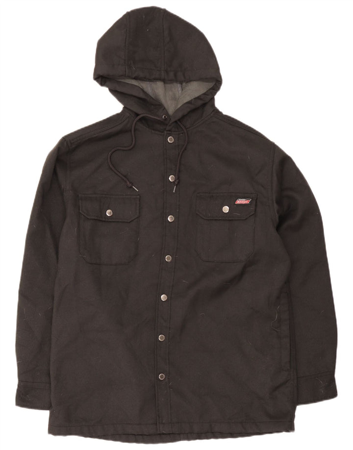 Dickies Veste utilitaire à capuche pour homme UK 38/40 Noir moyen Polyester
