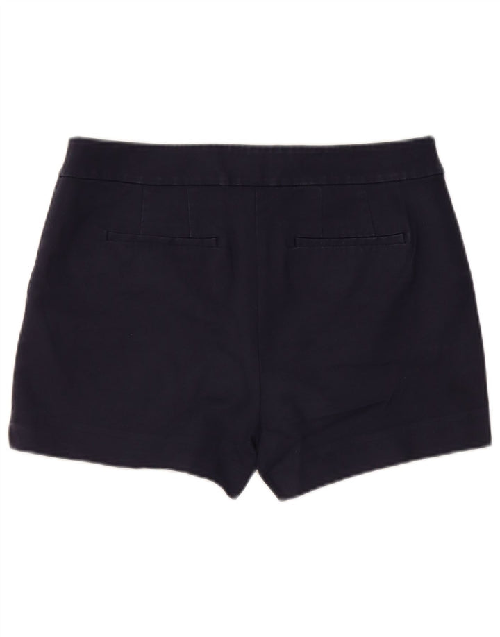 Short Chino Boden Femme UK 12 Medium W30 Bleu Marine Coton