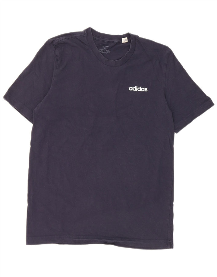 Adidas T-Shirt Homme Top Bleu Marine Moyen Coton