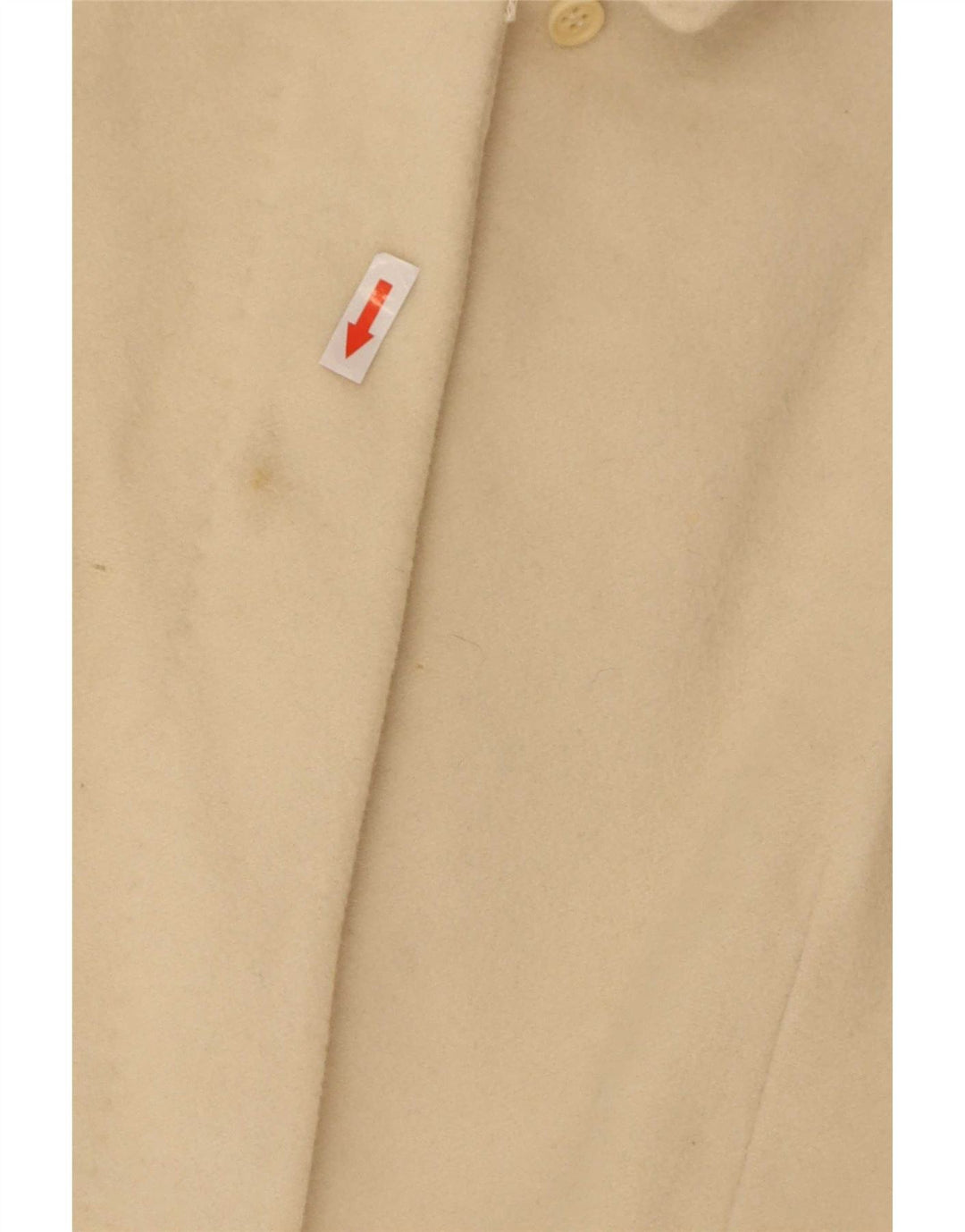 Whistler Trench-coat coupe régulière pour femme UK 14 en laine blanc cassé moyen