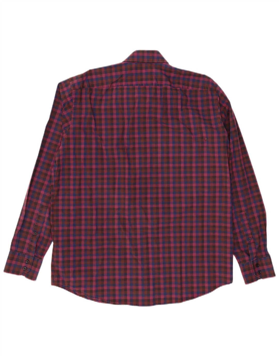 HUGO BOSS Chemise homme Taille 44 17 1/2 XL Violet Check