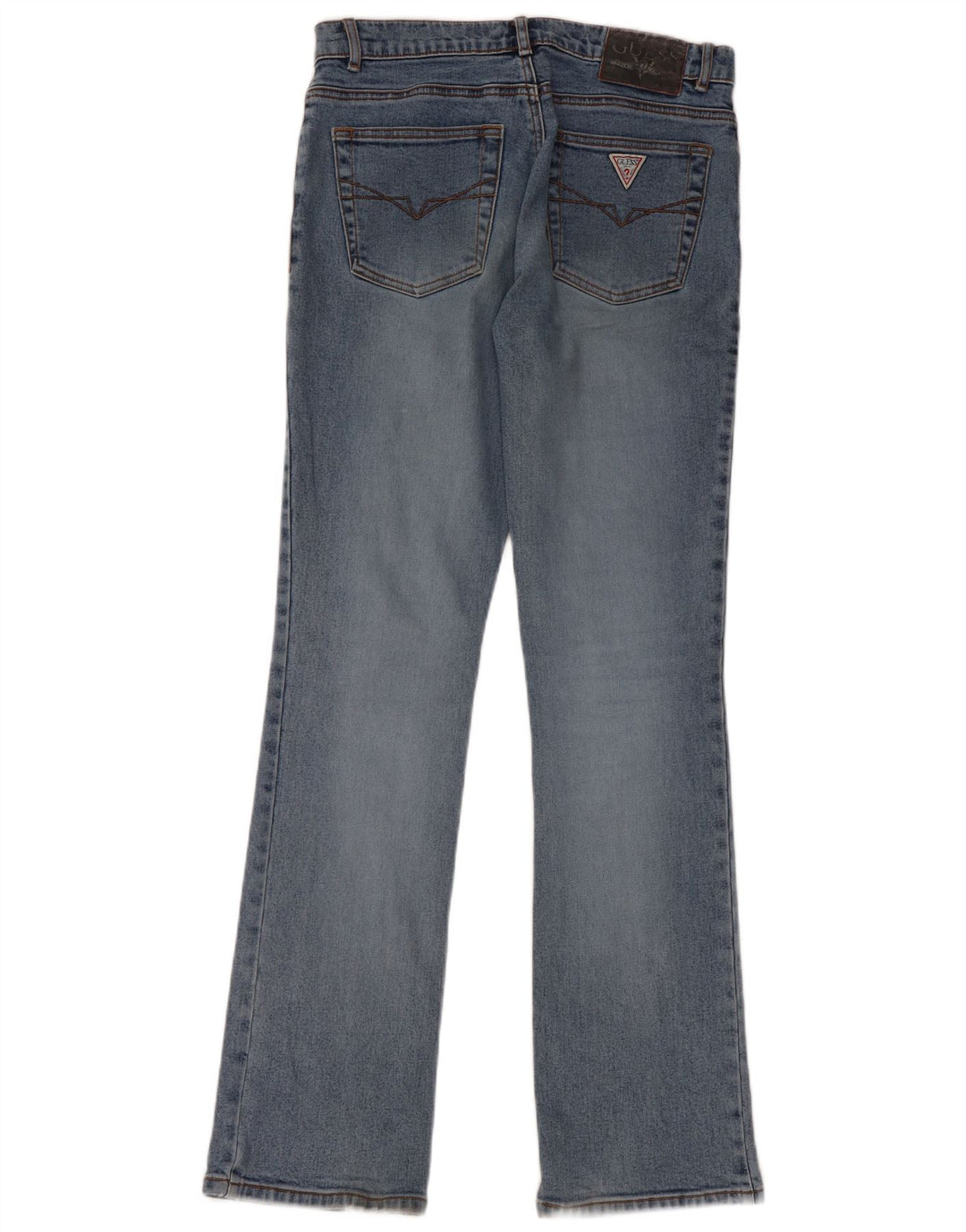 GUESS Jean Bootcut Femme W28 L32 Bleu Coton