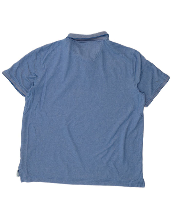 IZOD Polo Homme 2XL Bleu Coton