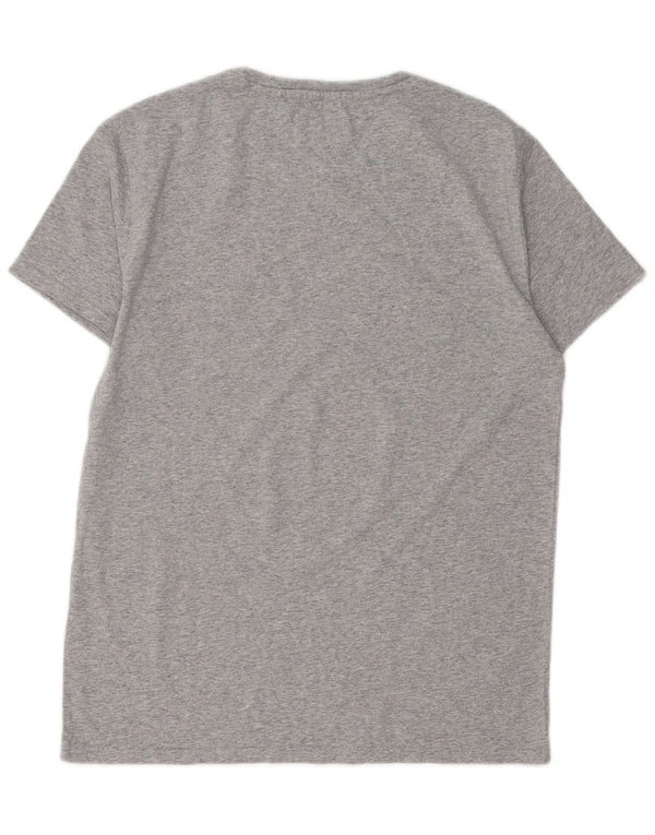 TOMMY HILFIGER T-Shirt Regular Fit Homme Petit Gris Coton