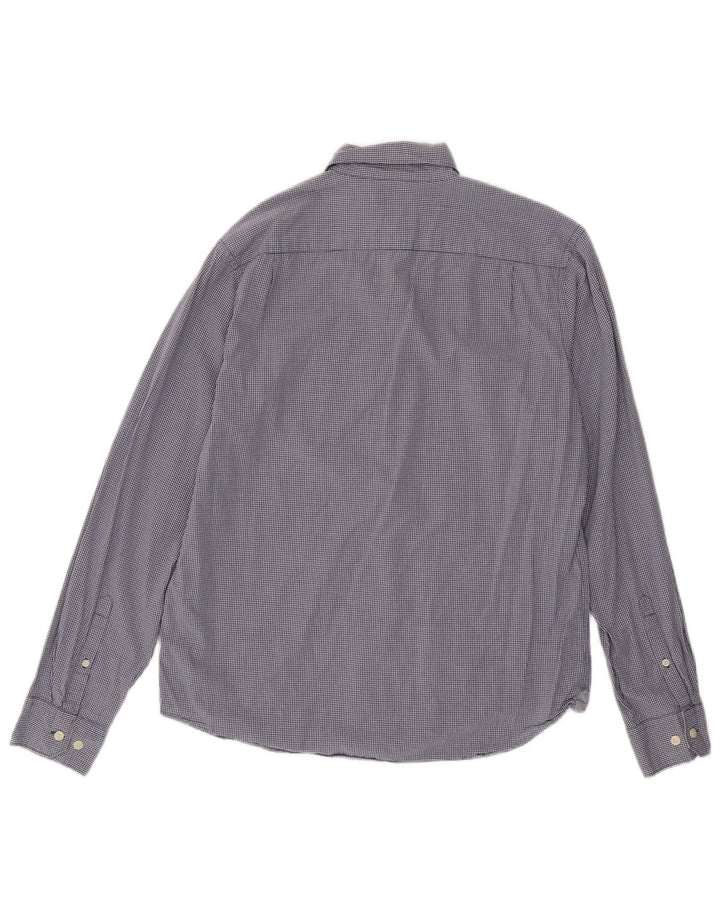 DOCKERS Chemise Homme Bleu Moyen Vichy Coton