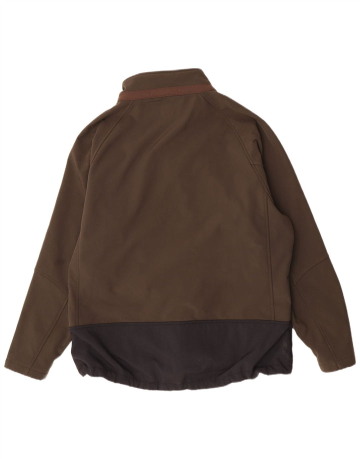 Dickies Veste coupe-vent pour homme UK 46 3XL Kaki Colourblock Polyester